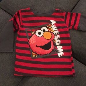 Elmo Sesame Street 3/4 Sleeve Tee 4T